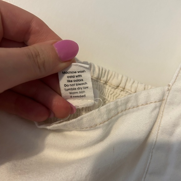 Japna White Ruffled Sleeveless Dress - Picture 3 of 4